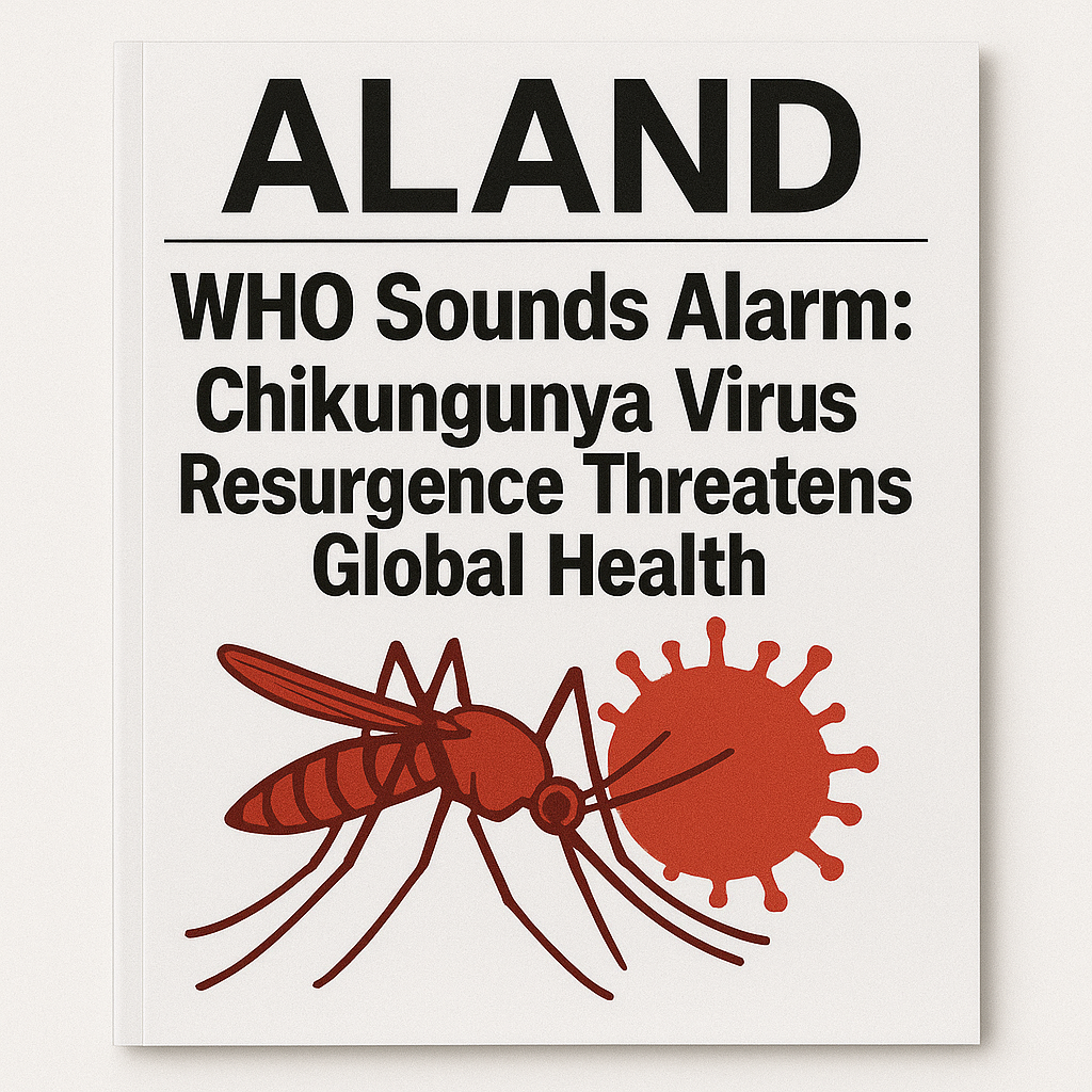  ALAND Magazine Cover Featuring WHO Warning on Chikungunya Virus Resurgence
